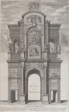 The Return of Monarchy; the first triumphal arch erected for Charles II in his passage thr...