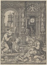 Saint Luke Painting the Virgin