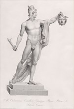 Perseus with the head of Medusa. from "Oeuvre de Canova: Recueil de Statues ..."