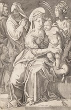 The Holy Family with St. Anne and St. Catherine