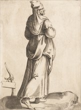 Costume Plate: Peasant Woman from Spain