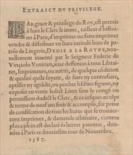 Les Singuliers et Nouveaux Portraicts... page 3 (verso)