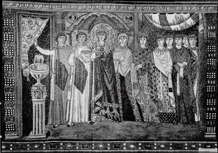Empress Theodora and Members of Her Court