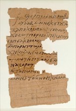 Papyrus Fragment of a Letter from David