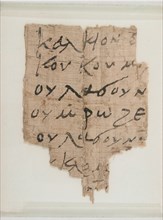 Papyrus Fragment of a List