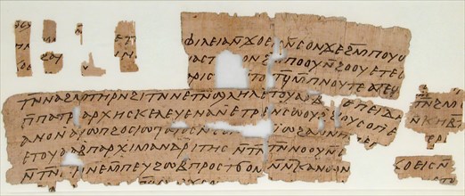 Papyrus Fragments of a Letter from John and Pesenthius to Epiphanius