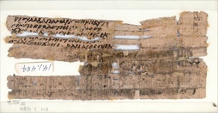 Papyrus Fragment of a Letter from Elisaius