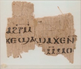 Papyrus Fragment from a Psalter