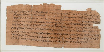 Papyrus Fragment of a Letter from Victor to Psan