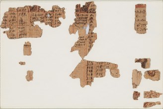 Papyrus Fragments of the Canon Tables
