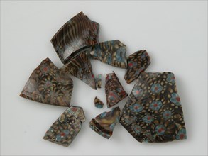 Mosaic Glass Fragments from a Vessel