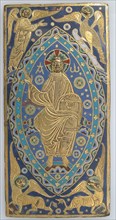 Book-Cover Plaque with Christ in Majesty