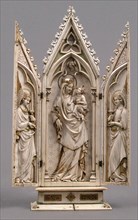 Triptych with the Coronation of the Virgin