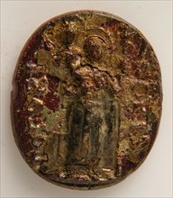 Medallion with St. Christopher (?)