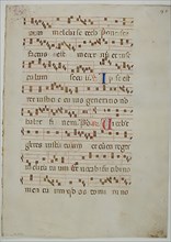 Bifolium from an Antiphonary