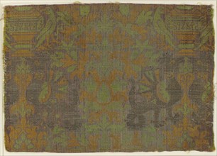 Textile with Plants and Animals