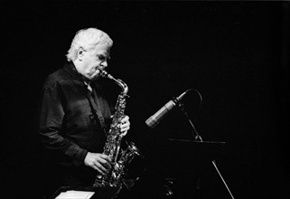 Charlie Mariano, Brecon Jazz Festival, Brecon, Powys, Wales, Aug 2002.