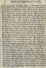 Libro quarto. De rechami per elquale se impara in diuersi modi lordine e il modo de recamare...Opera noua, title page (verso), ca. 1532.