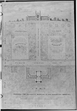 A. J. Davis, Scrapbook V,.n.d. [Designed for University Michigan in 1838. Mason, Gov. Davis, Arc.]