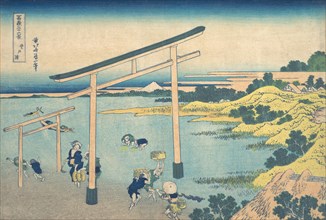 Noboto Bay (Noboto no ura), from the series Thirty-six Views of Mount Fuji (Fugaku sanjurokkei), ca. 1830-32.
