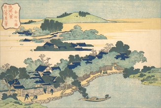 Bamboo Hedge at Kumemura (Kumemura chikuri), from the series Eight Views of the Ryukyu Islands (Ryukyu hakkei), ca. 1832.