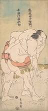 The Sumo Wrestlers Takaneyama Yoichiemon and Sendagawa Kichigoro, ca. 1790-93.