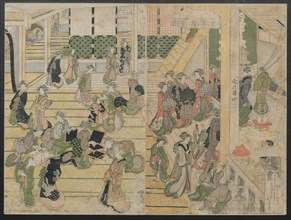 New Year's Day at the Ogiya Seiro, ca. 1804.