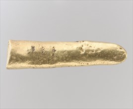 Fragment of a Gold Ingot, Avar, 700s.