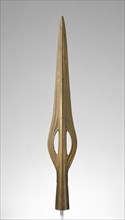 Spearhead, Bronze Age, 1200-800 B.C. Almost certainly from the Selbourne / Blackmoor hoard of Bronze Age objects, found in Hampshire.