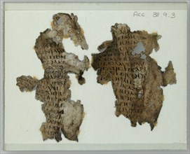 Manuscript Leaf Fragment, Coptic, 4th-7th century.