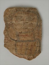 Pottery Fragment with Figure, Coptic, 4th-7th century.