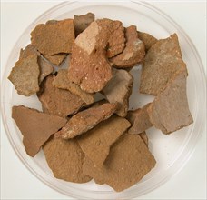 Pottery Fragments, Coptic, 4th-7th century.