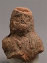 Head of Beadered Man, Coptic, 4th-7th century.