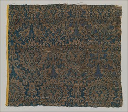 Textile with Brocade, Egyptian, 14th century.
