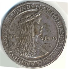Medal of Maximillian I as Archduke Of Austria and Maria of Burgundy, 1479 (?), European, early 16th century.