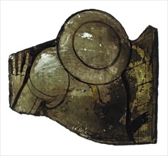 Glass Fragment, European, late 15th century.