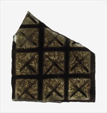 Glass Fragment, European, 14th-15th century.