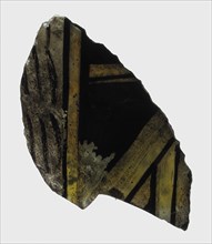 Glass Fragment, European, 15th century.