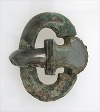 Belt Tongue and Oval Loop from a Buckle, Frankish, 7th century.