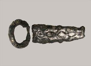 Loop and Plate of a Belt Buckle, Frankish, 7th century.