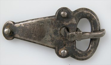 Silver Shoe Buckle, Frankish, late 600's.