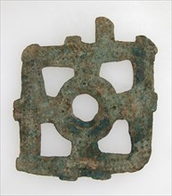 Openwork Plaque, Frankish, last half of 6th and first half of 7th century.