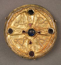 Disk Brooch, Frankish, 7th century.