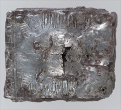 Belt Buckle Attachment Plate, Frankish, late 5th century.