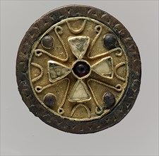 Disk Brooch, Frankish, late 6th-early 7th century.