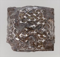 Square Backplate of Belt Buckle, Frankish, 7th century.