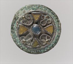 Disk Brooch, Frankish, 6th-7th century.