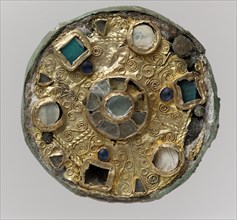 Disk Brooch, Frankish, 7th century (?).