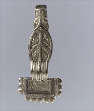 Square-Headed Bow Brooch, Frankish, second half 6th century.