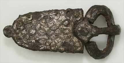 Belt Buckle, Frankish or Burgundian, 7th century.